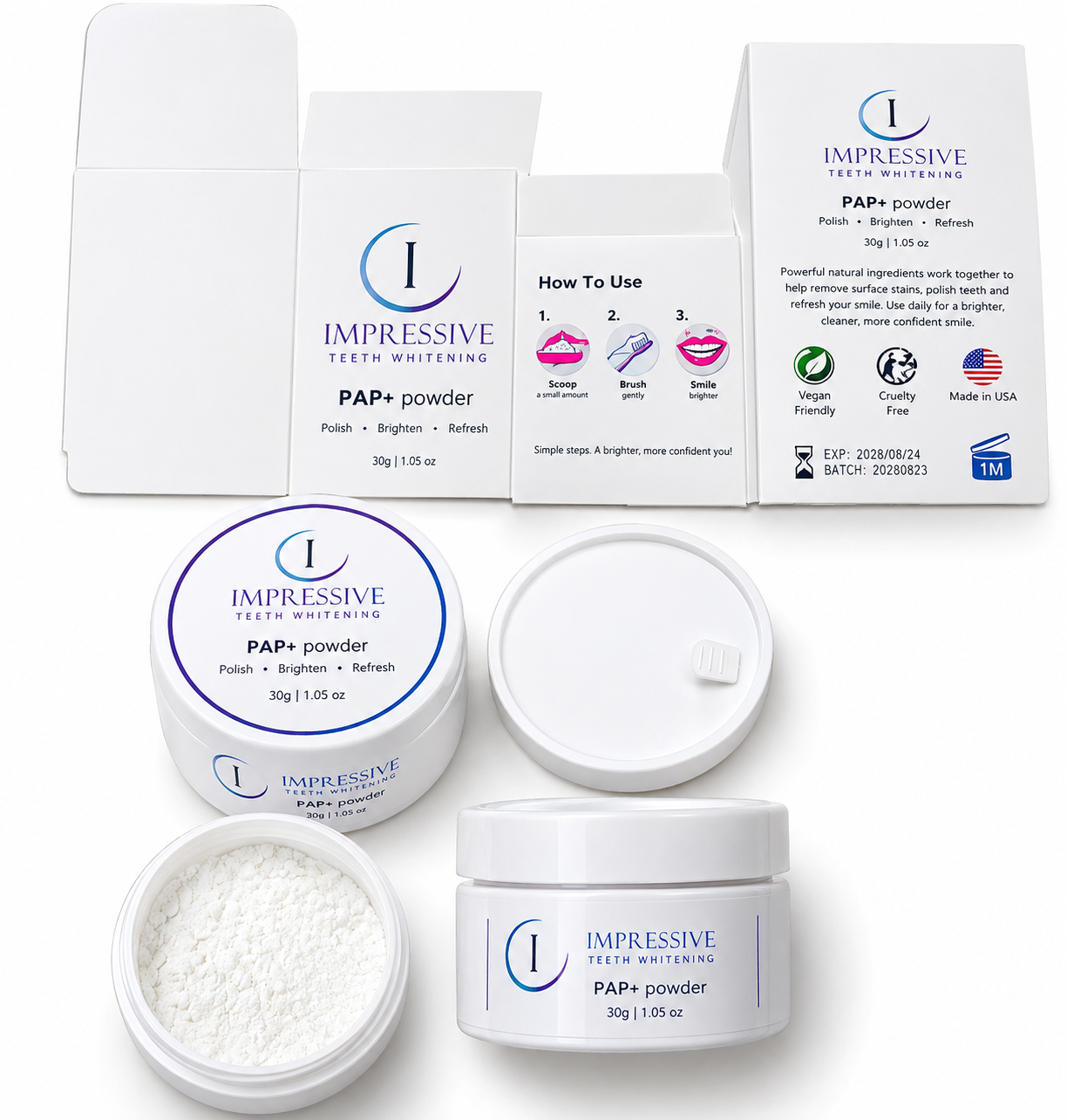 Impressive Teeth Whitening Powder + PAP